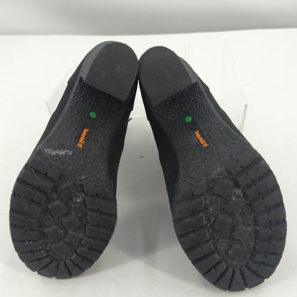 Timberland Tillston Heeled Boots Sz 7.5 Black Suede Baddie Streetwear Punk Goth - Picture 14 of 14